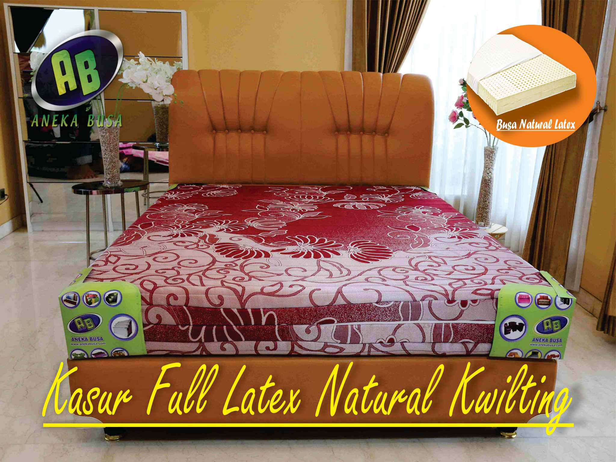 Kasur Latex Natural Cover kwilting